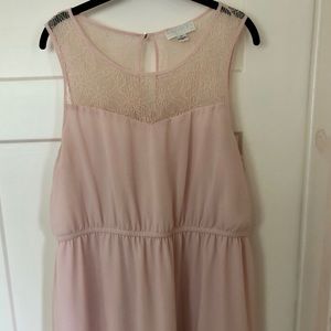 Forever 21 Plus - Light Pink Chiffon Dress - 2X